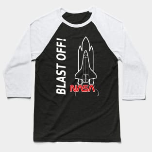 Shuttle Blast Off Baseball T-Shirt